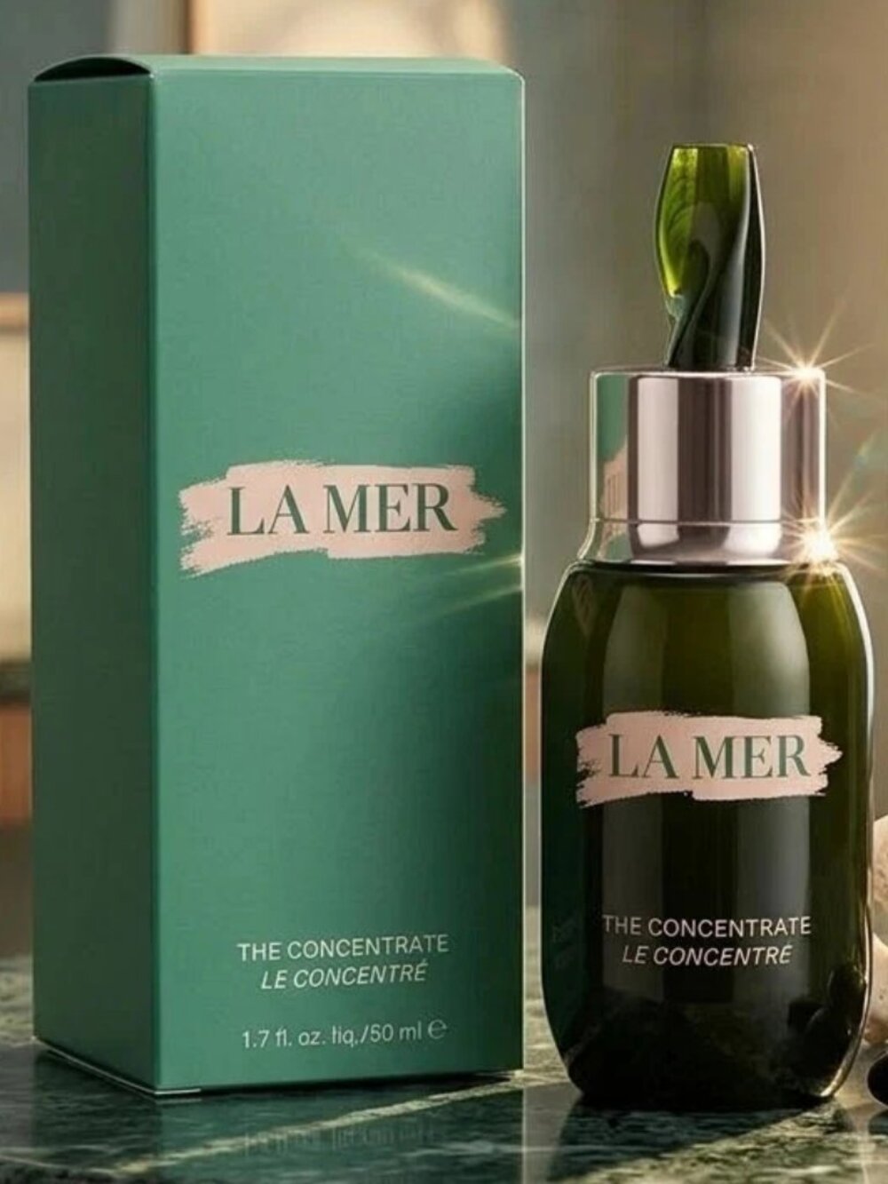 LA MER The Concentrate 1.7oz 50ml Repairing Serum Authentic Luxury Skincare NIB